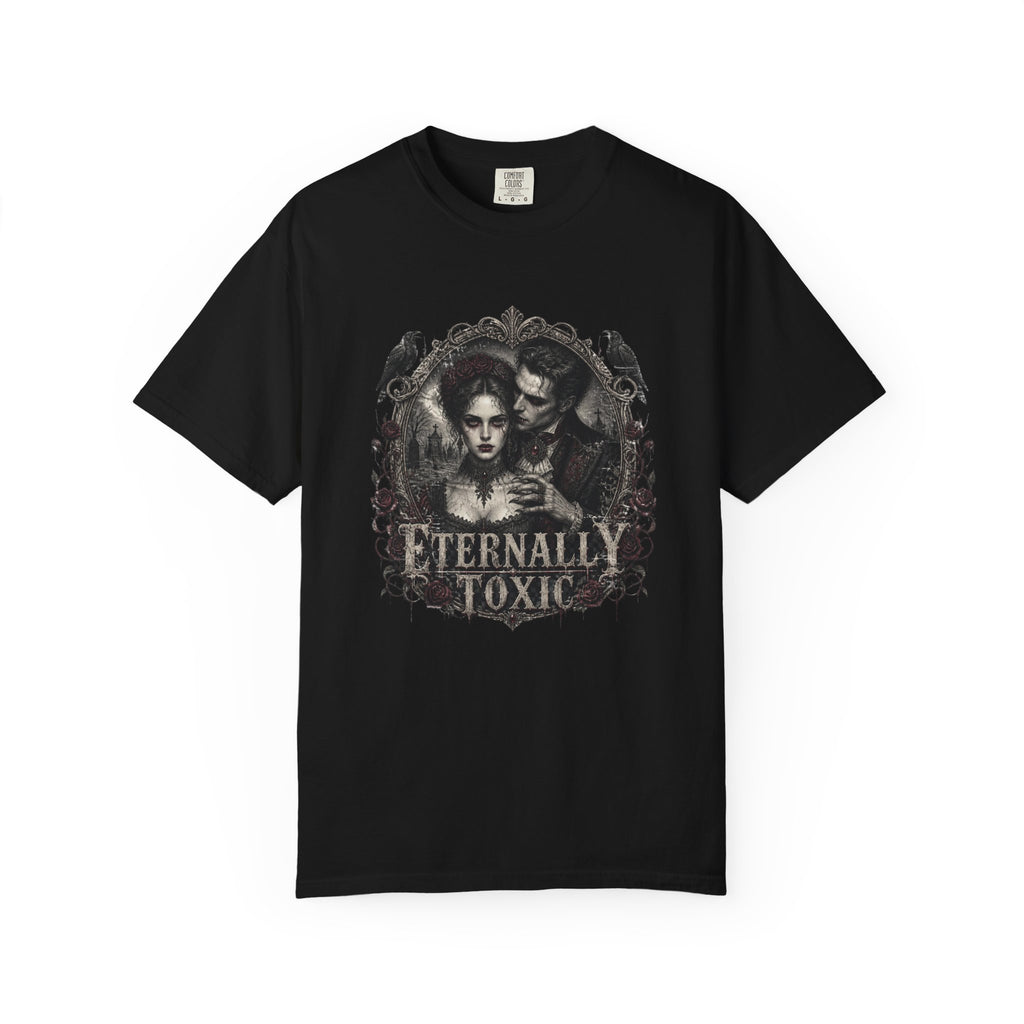 Eternally Toxic Gothic Vampire T-Shirt – Vintage Dark Romance Horror Tee