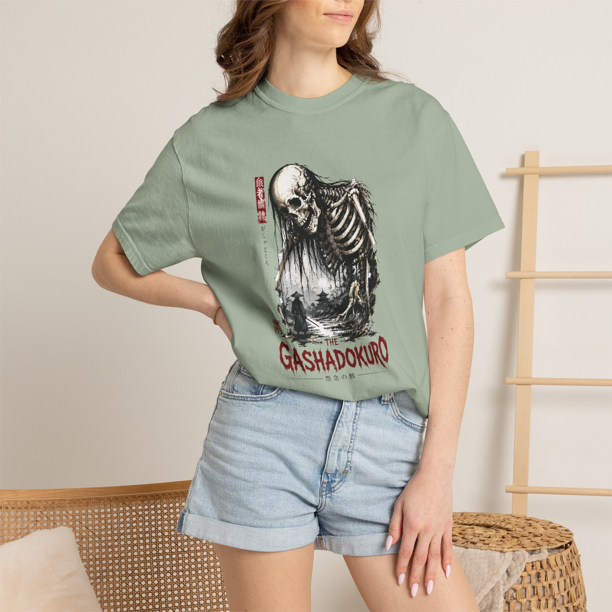 Gashadokuro Japanese Skeleton Graphic T-Shirt