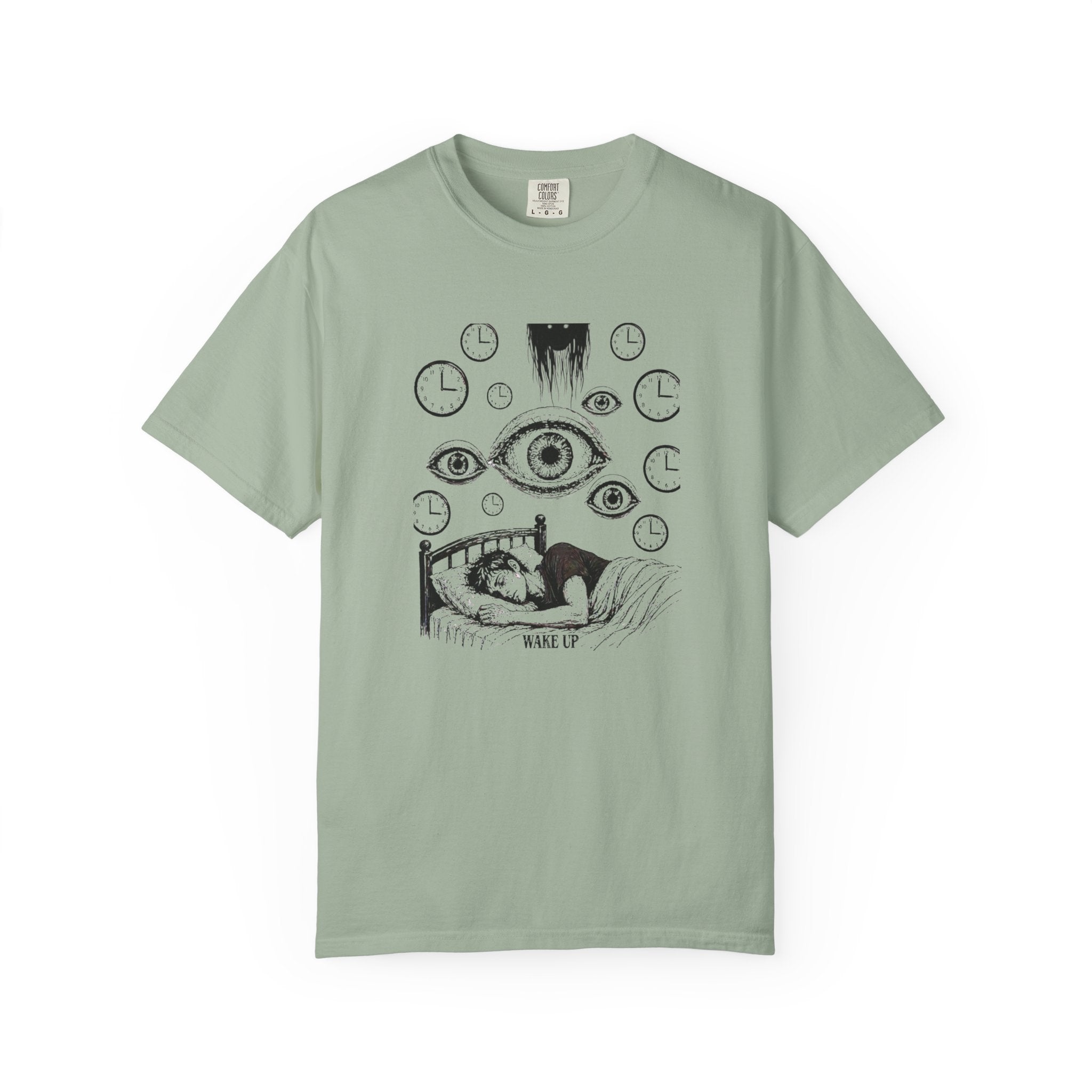 Wake Up Surreal Dream Gothic Graphic T-Shirt