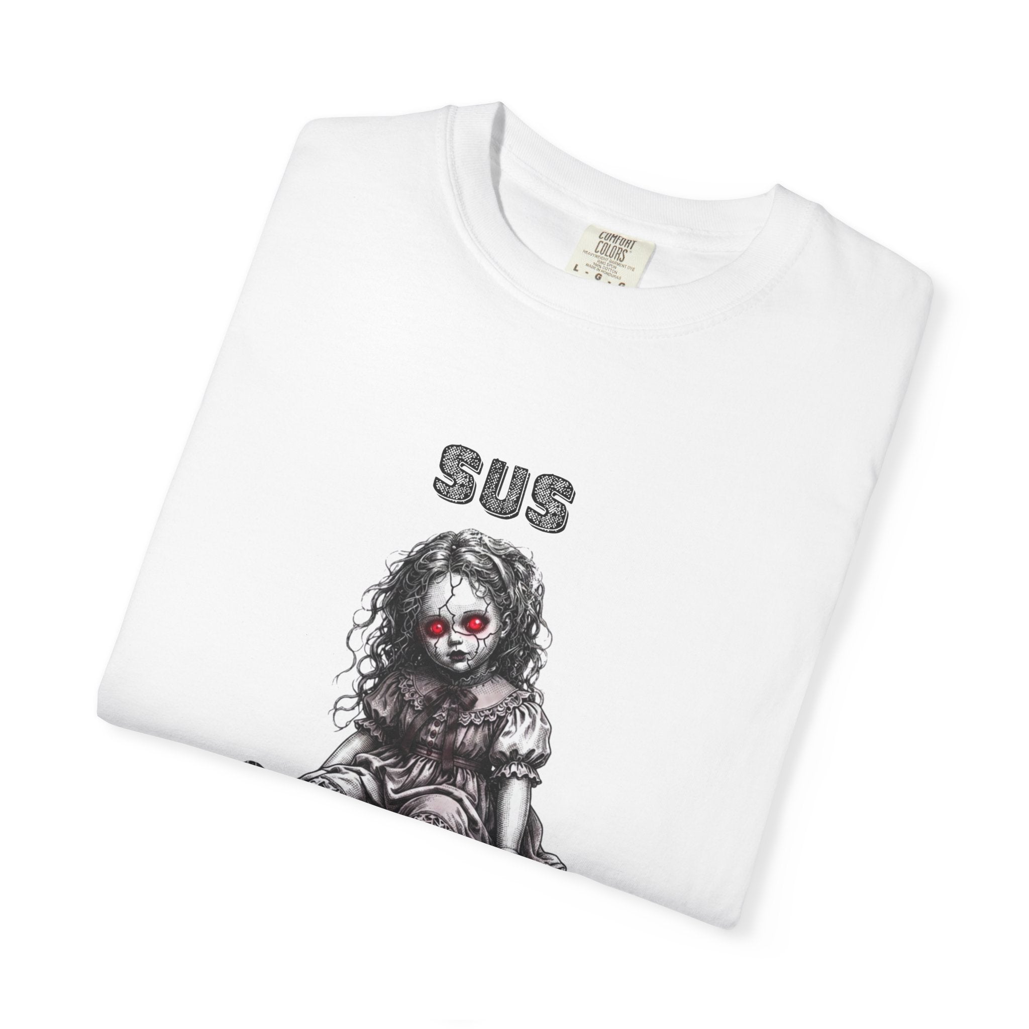 Sus Since the Séance Doll T‑Shirt — Gothic Horror Tee