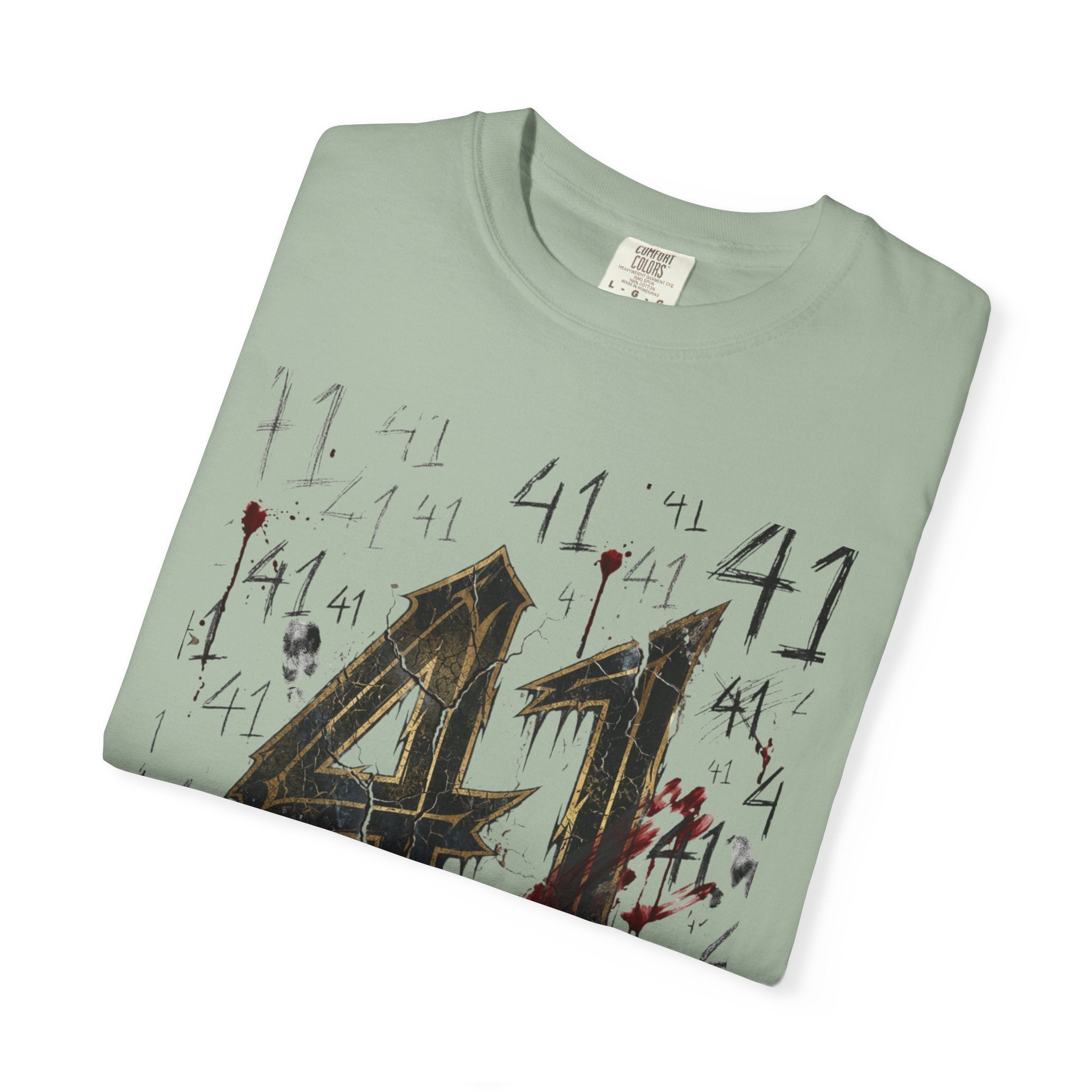 41 Graphic T-Shirt — Distressed Grunge Song Tee