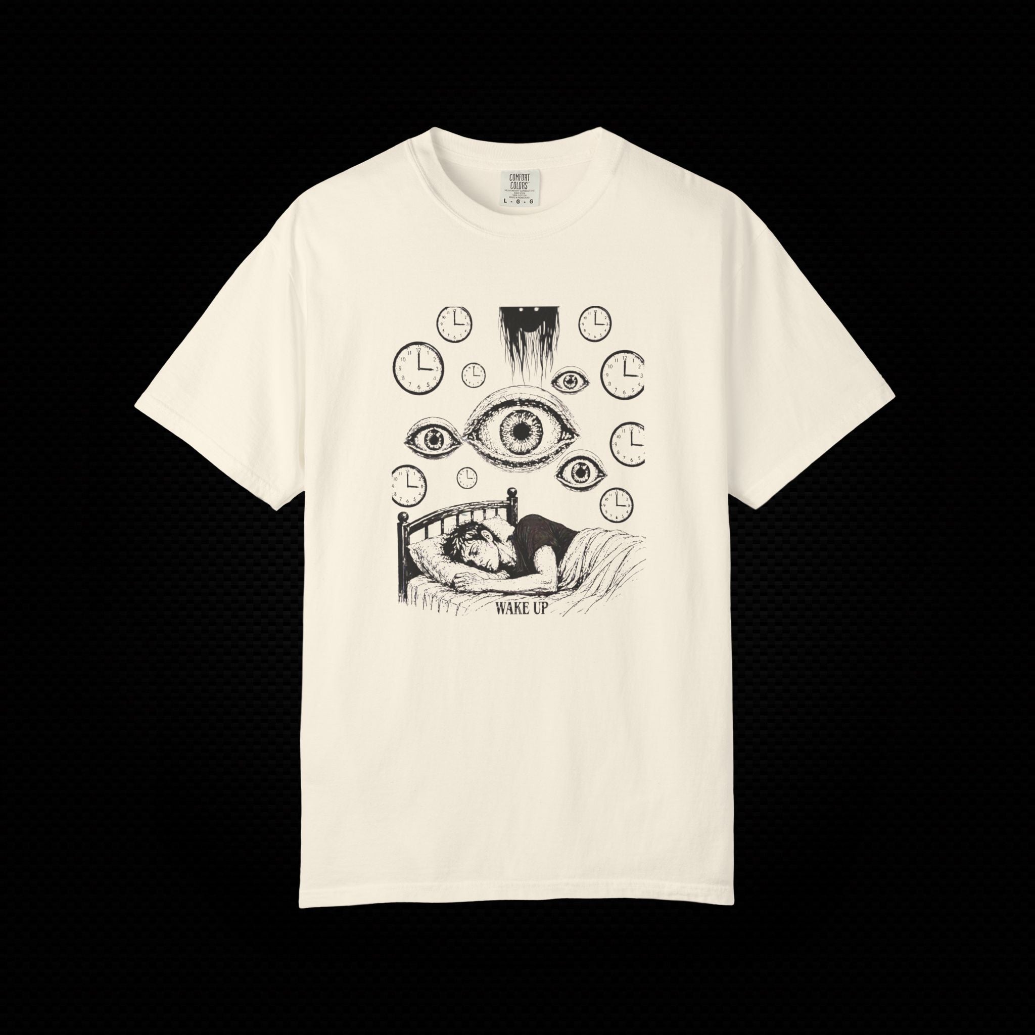 Wake Up Surreal Dream Gothic Graphic T-Shirt