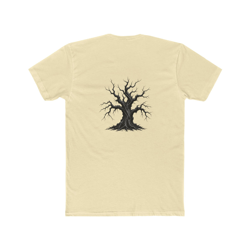 Delightfully Grim Tee — Gothic Raven & Tree Graphic T-Shirt