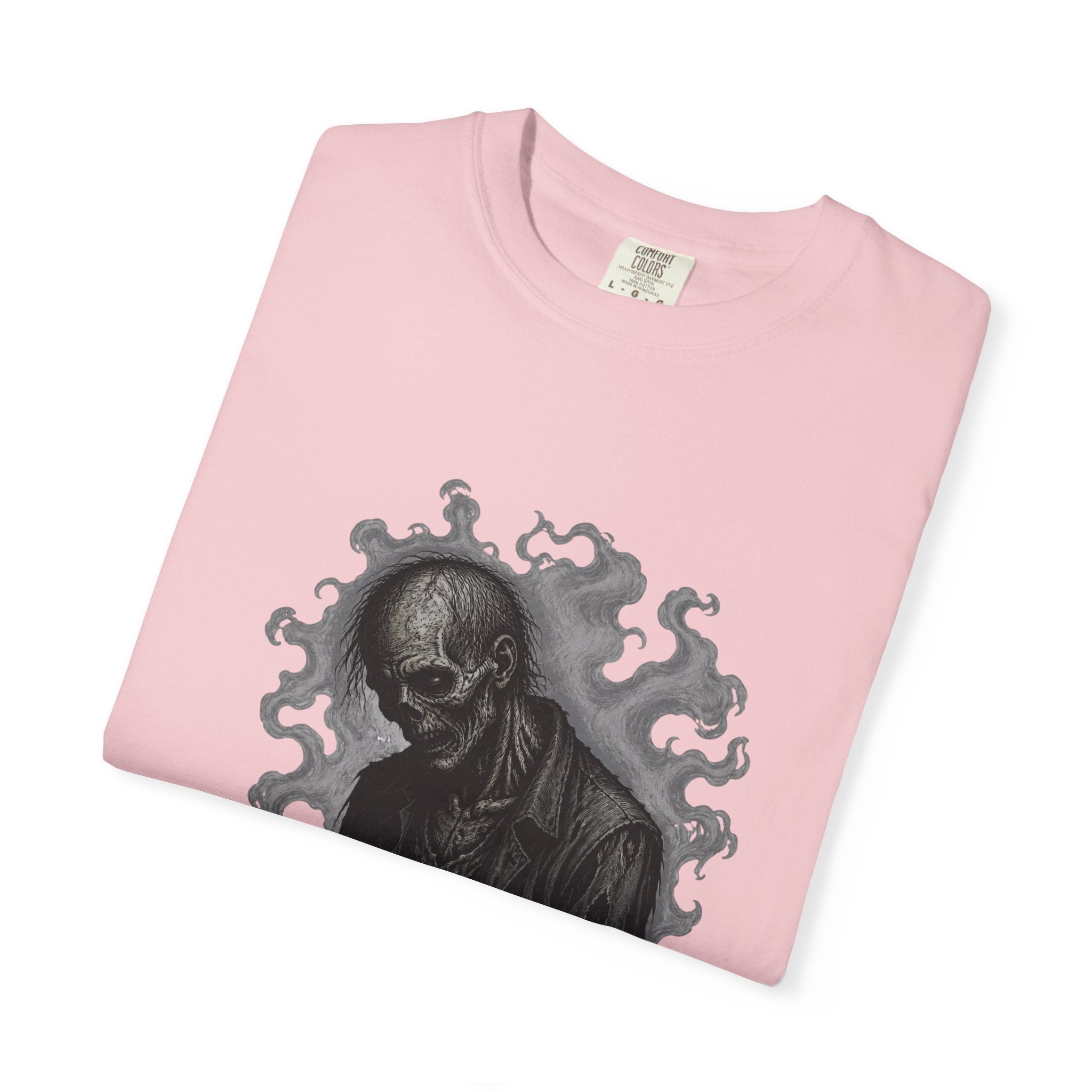 Graphic T-Shirt — "Negative Aura" Skeleton Gothic Tee