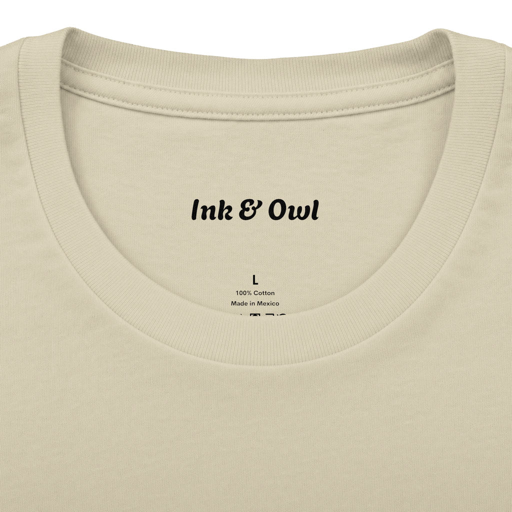 Gothic Window Tee — "We Remain in the Glow Between the Last Thought and the First Memory"
