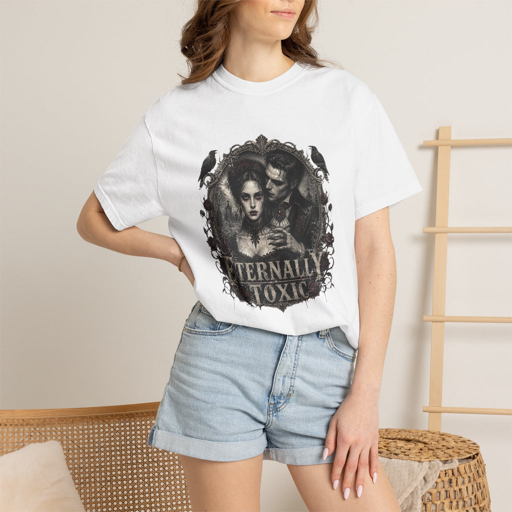 Eternally Toxic Gothic Vampire T-Shirt – Vintage Dark Romance Horror Tee