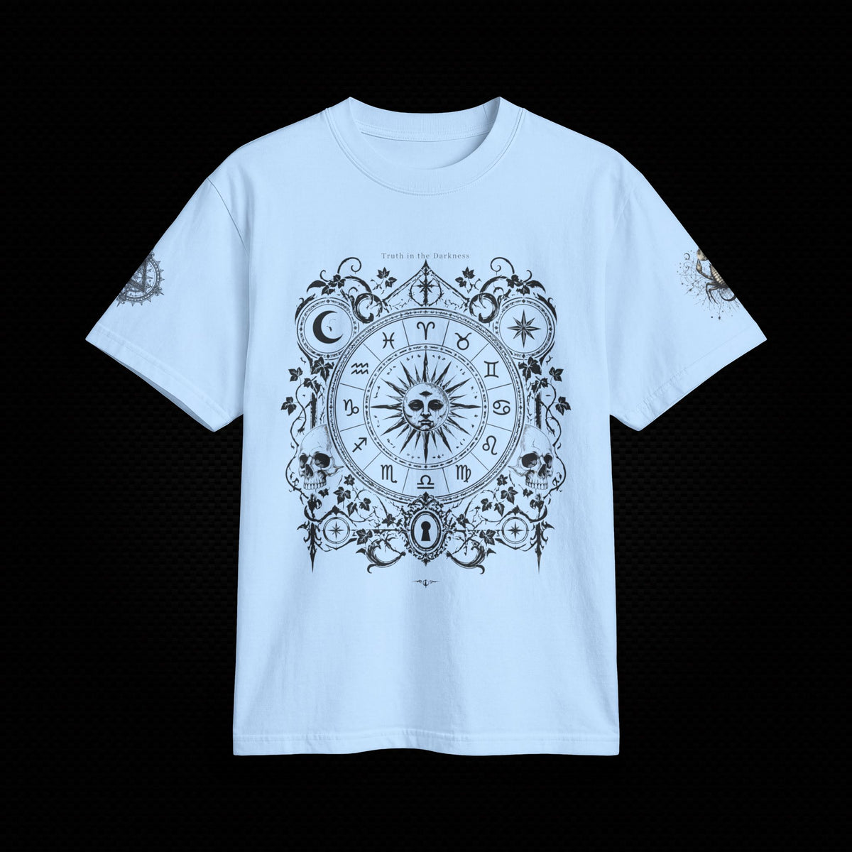 Truth in the Darkness Celestial Zodiac Tee