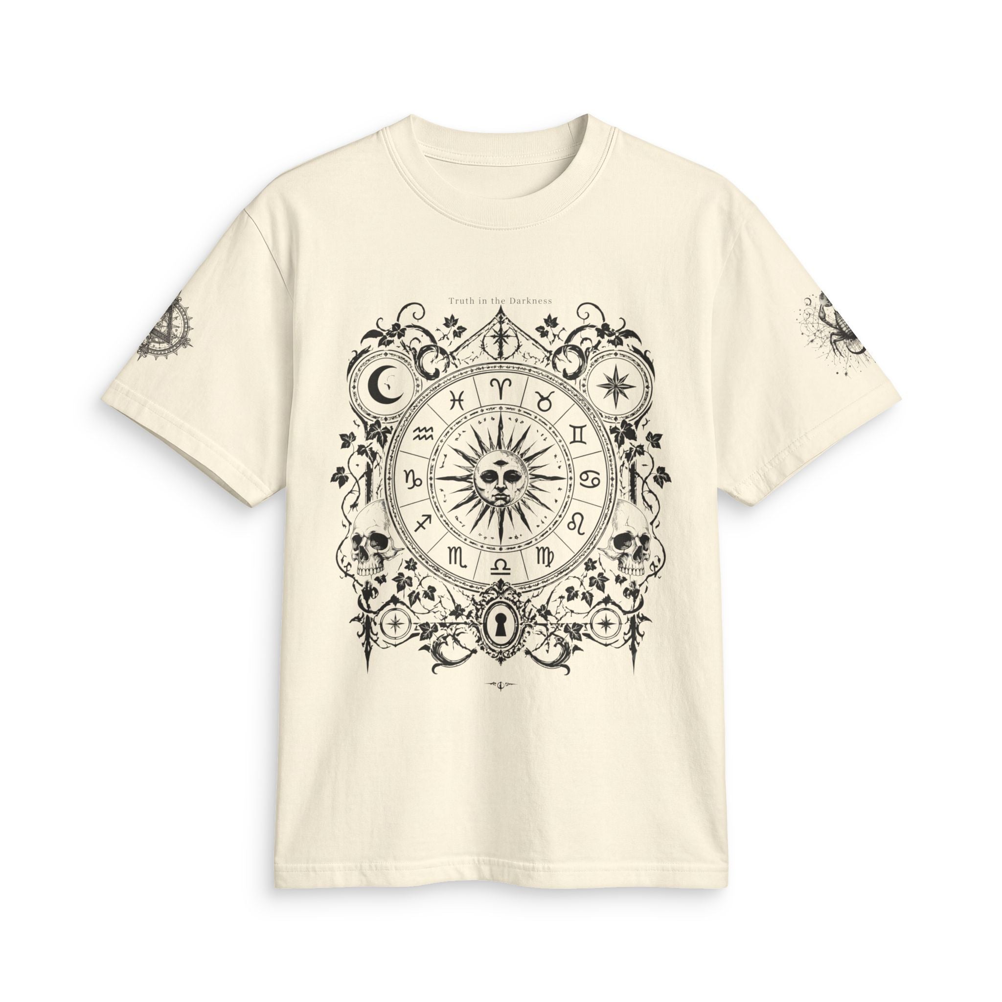 Gothic Skull Clock T-Shirt
