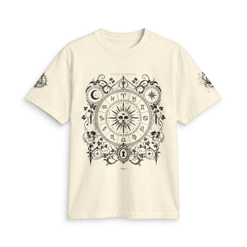 Astrology Skeleton Key Natal Chart T-Shirt