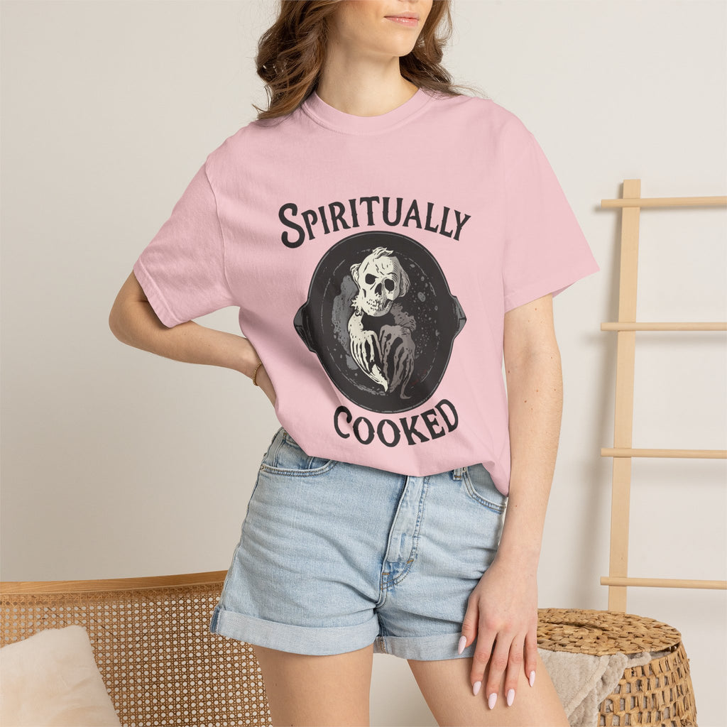 Spiritually Cooked T-Shirt — Victorian Chef Graphic Tee