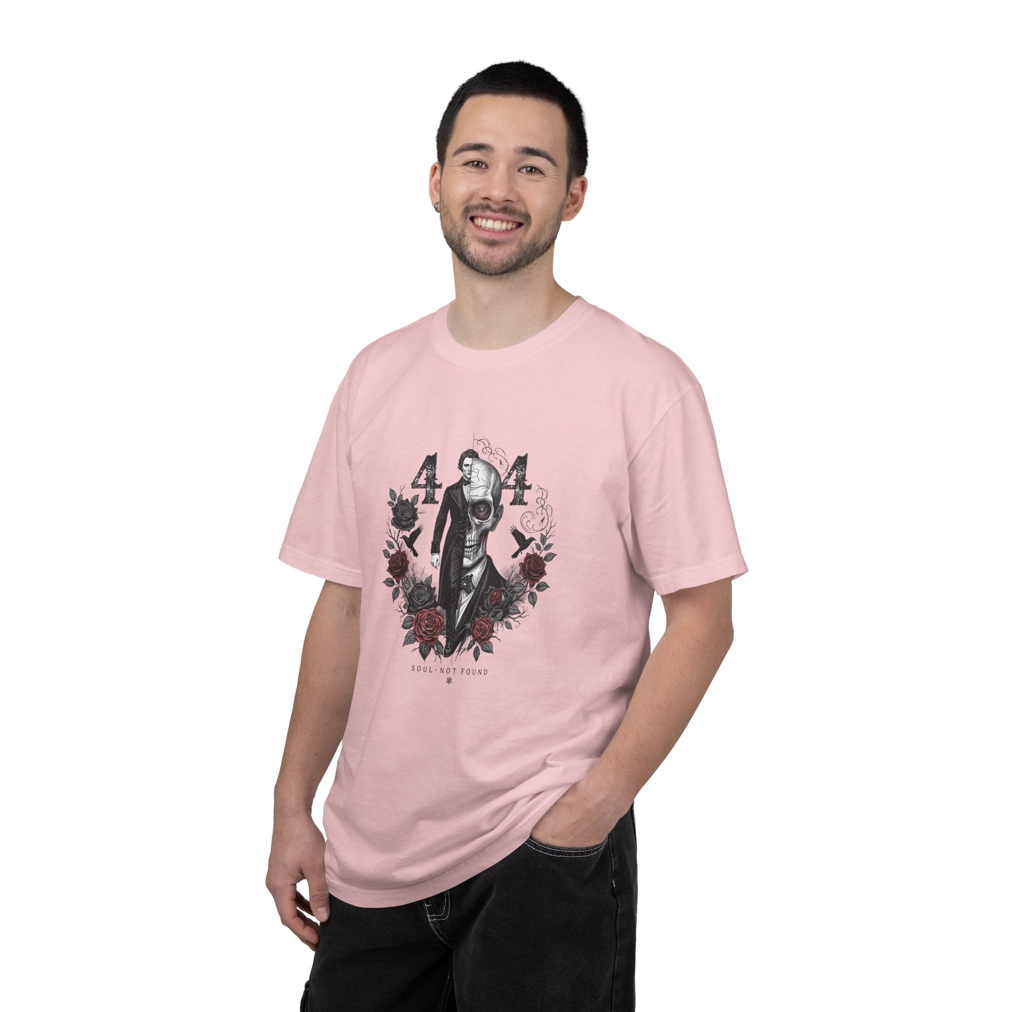 404 Coded Soul Not Found Gothic T-Shirt – Victorian Zombie Horror Graphic Tee