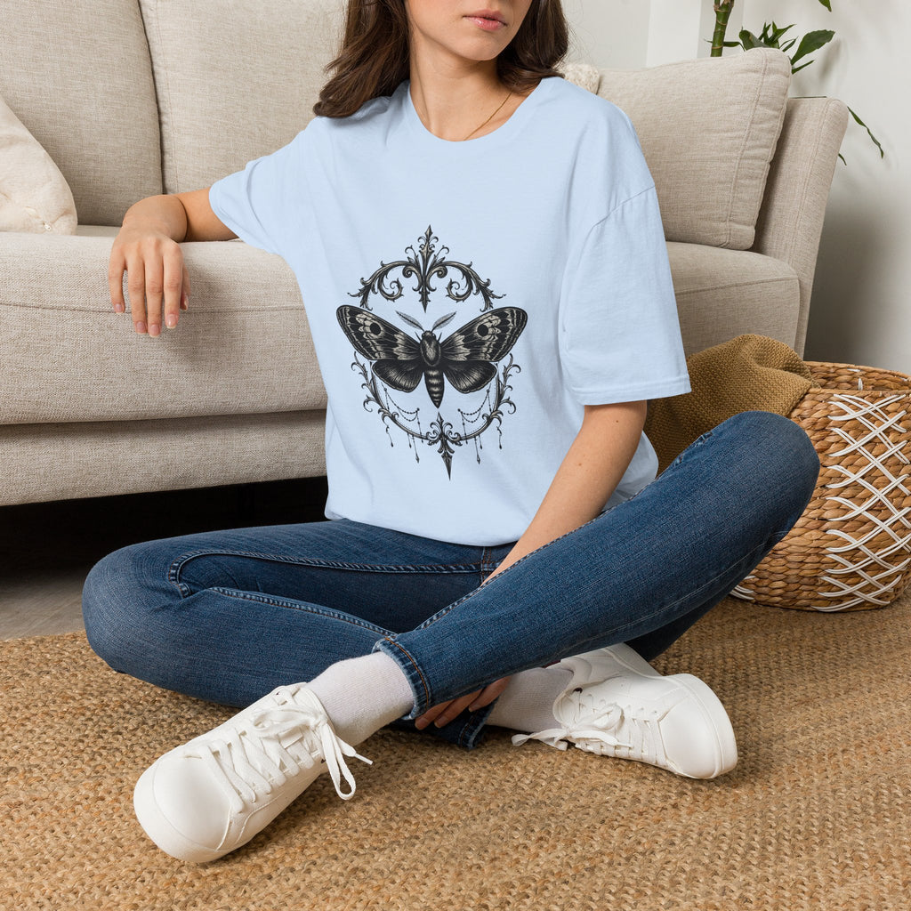 T-Shirt — Vintage Moth Ornamental Graphic Tee