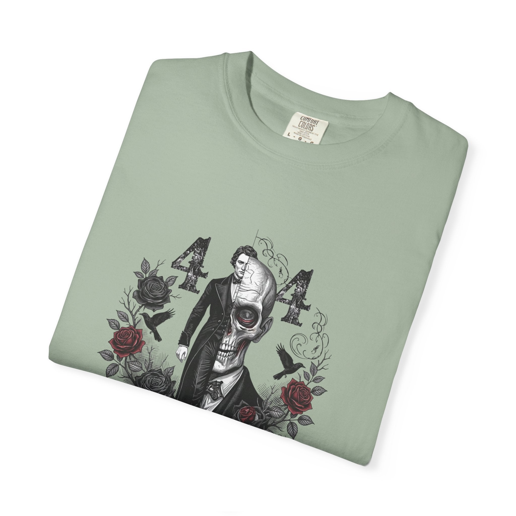 404 Coded Soul Not Found Gothic T-Shirt – Victorian Zombie Horror Graphic Tee