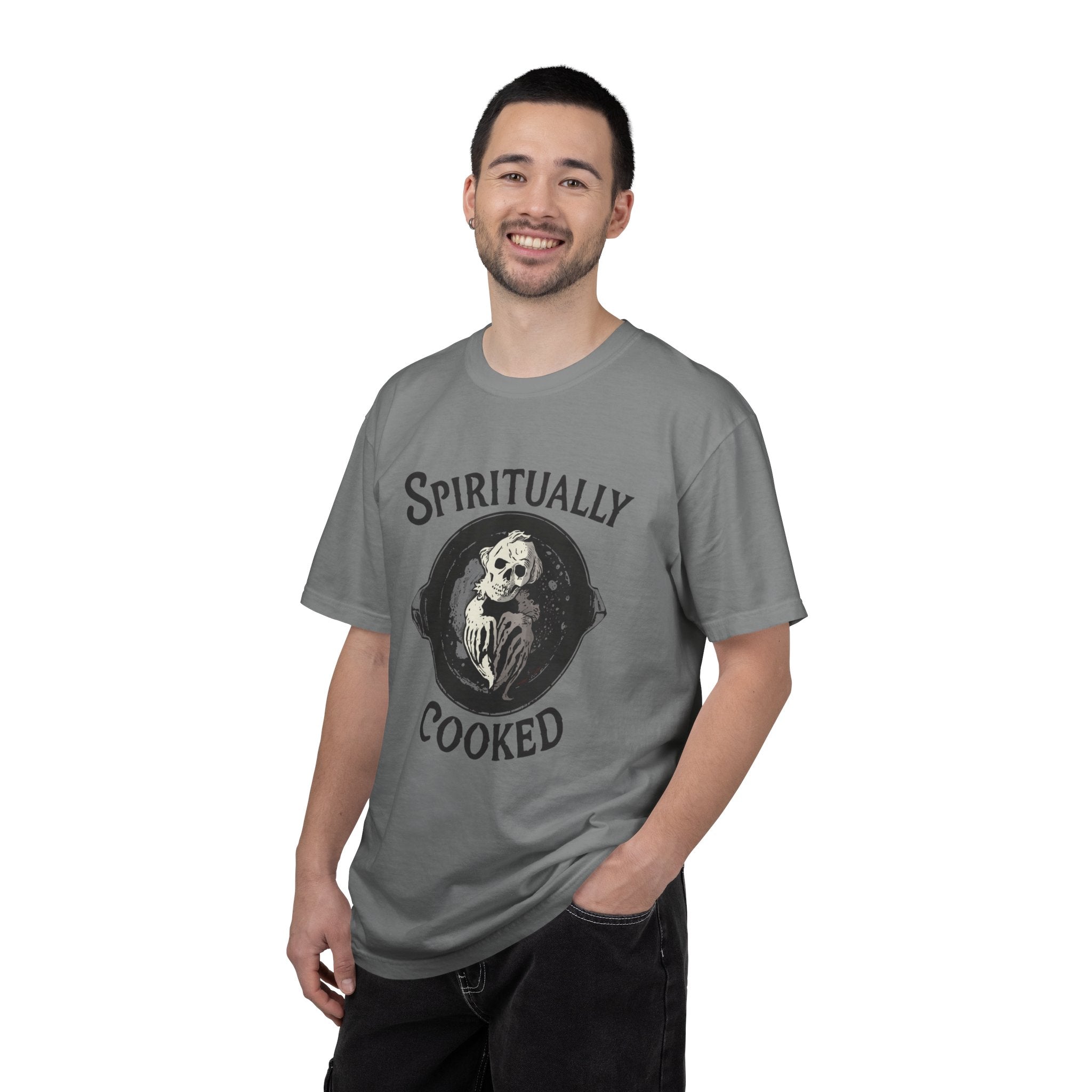 Spiritually Cooked T-Shirt — Victorian Chef Graphic Tee