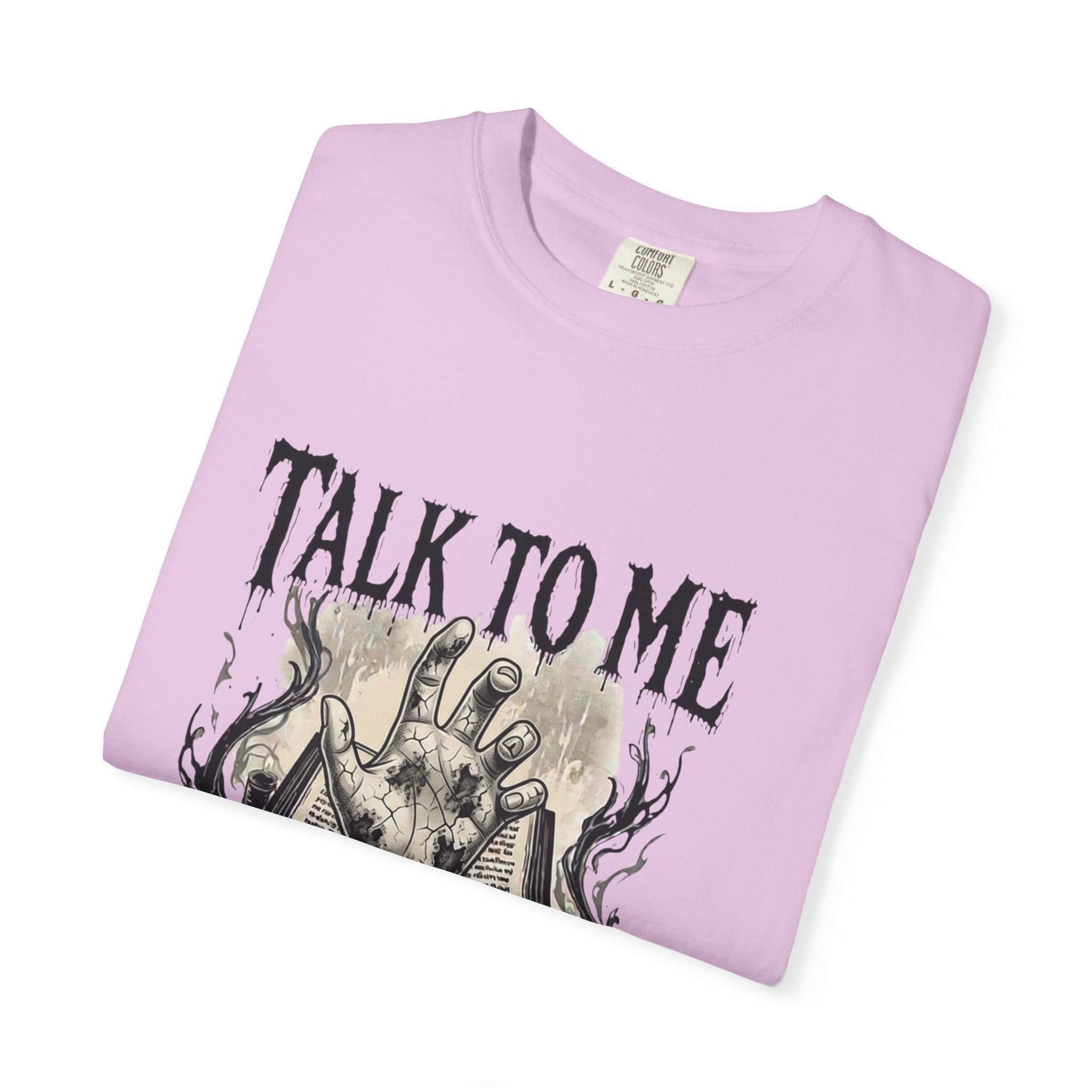 Talk To Me Occult T-Shirt — Haunted Ouija Hand Graphic Tee