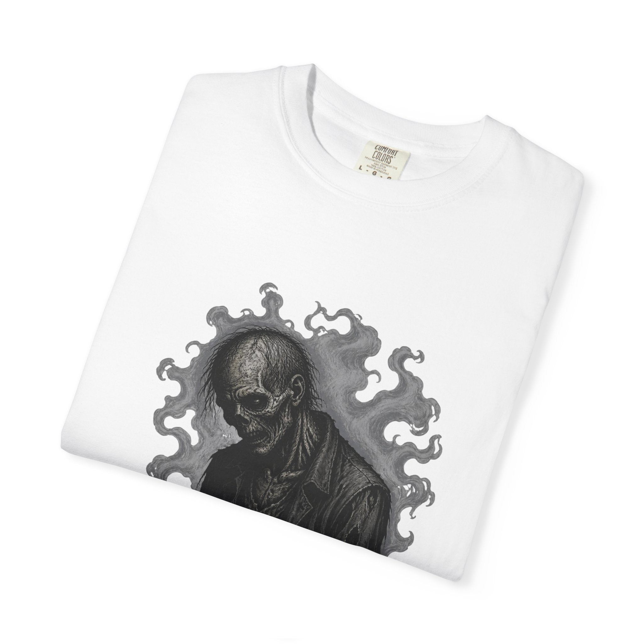 Graphic T-Shirt — "Negative Aura" Skeleton Gothic Tee