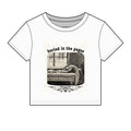 Wild Heart Crop Tee — "A soul too wild for the cage of time." Graphic Women's Baby Tee