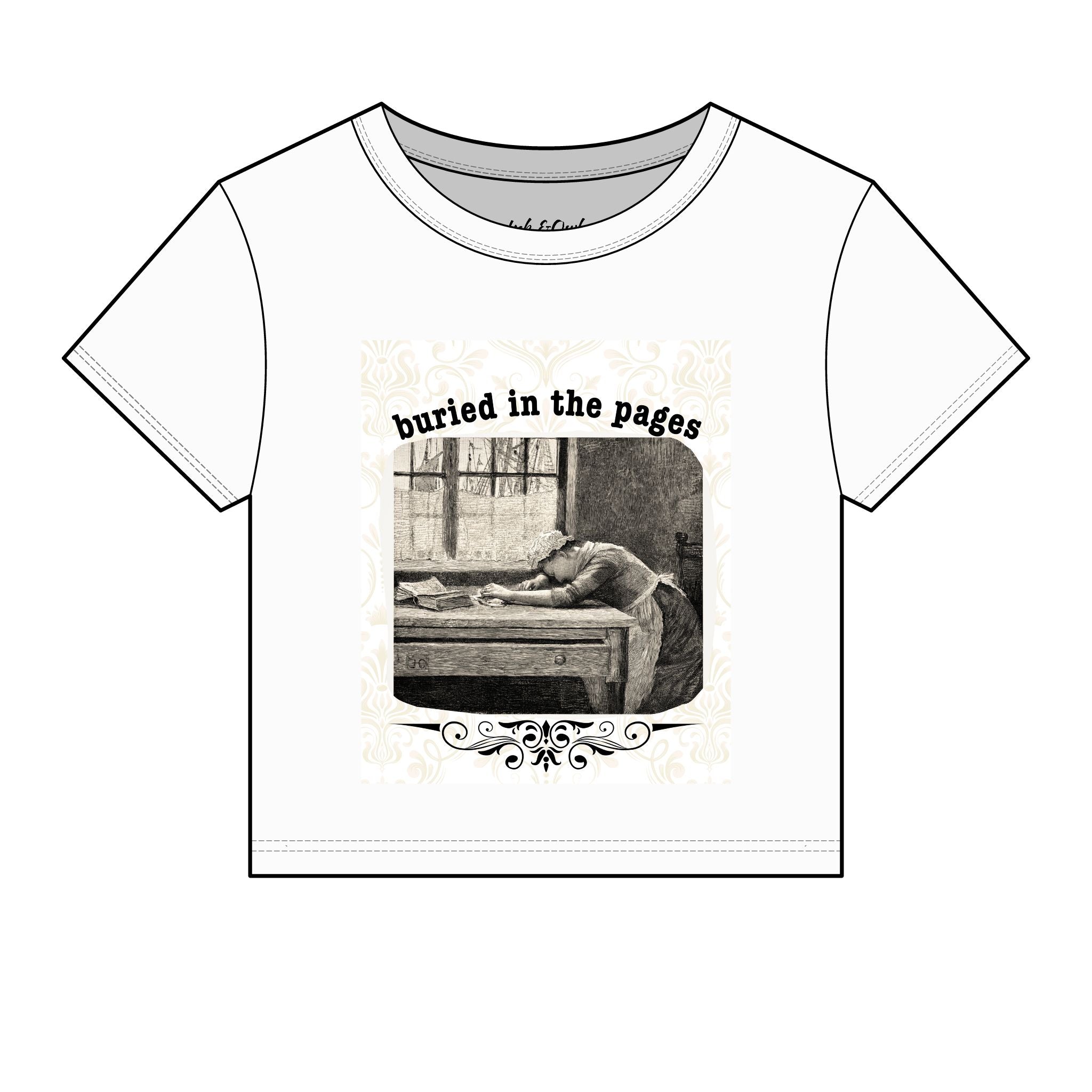 Wild Heart Crop Tee — "A soul too wild for the cage of time." Graphic Women's Baby Tee
