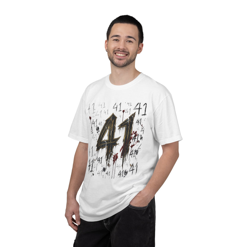41 Graphic T-Shirt — Distressed Grunge Song Tee