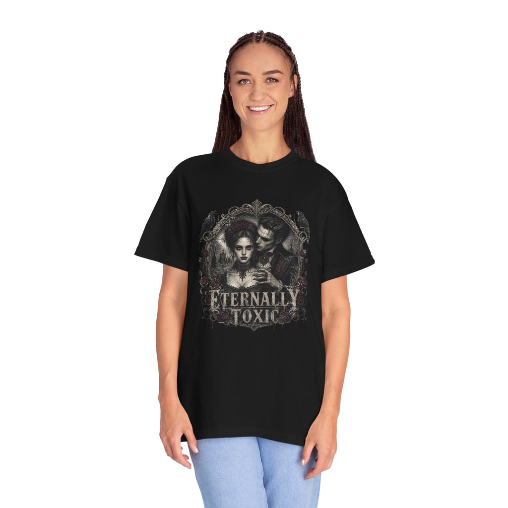 Eternally Toxic Gothic Vampire T-Shirt – Vintage Dark Romance Horror Tee