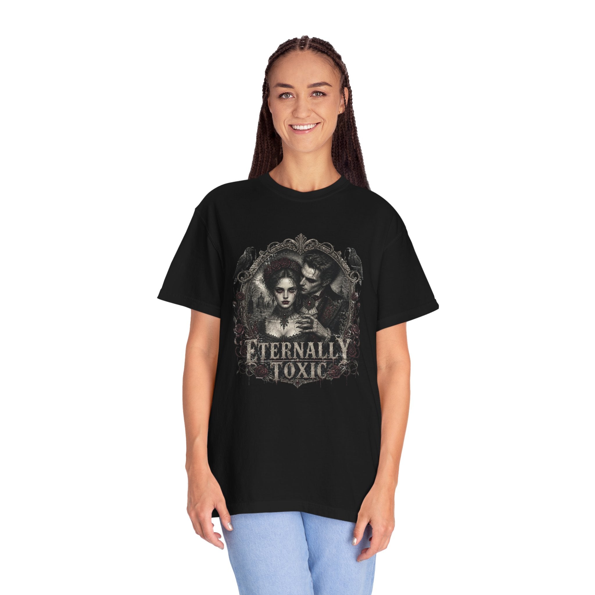Eternally Toxic Gothic Vampire T-Shirt – Vintage Dark Romance Horror Tee