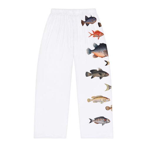 Fish Pattern Pajama Pants — Men's Coastal Sleepwear