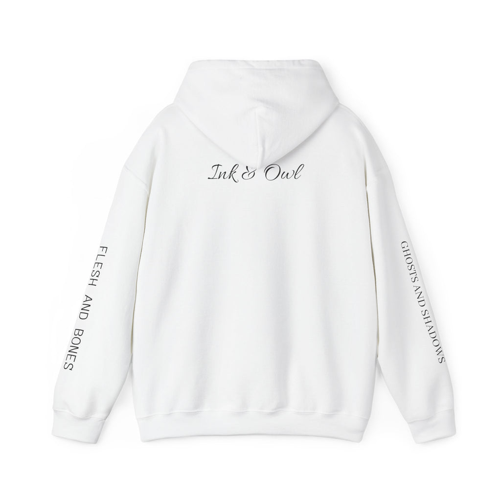 Beautifully Haunted Hoodie — 'Ink & Soul' Gothic Halloween Pullover