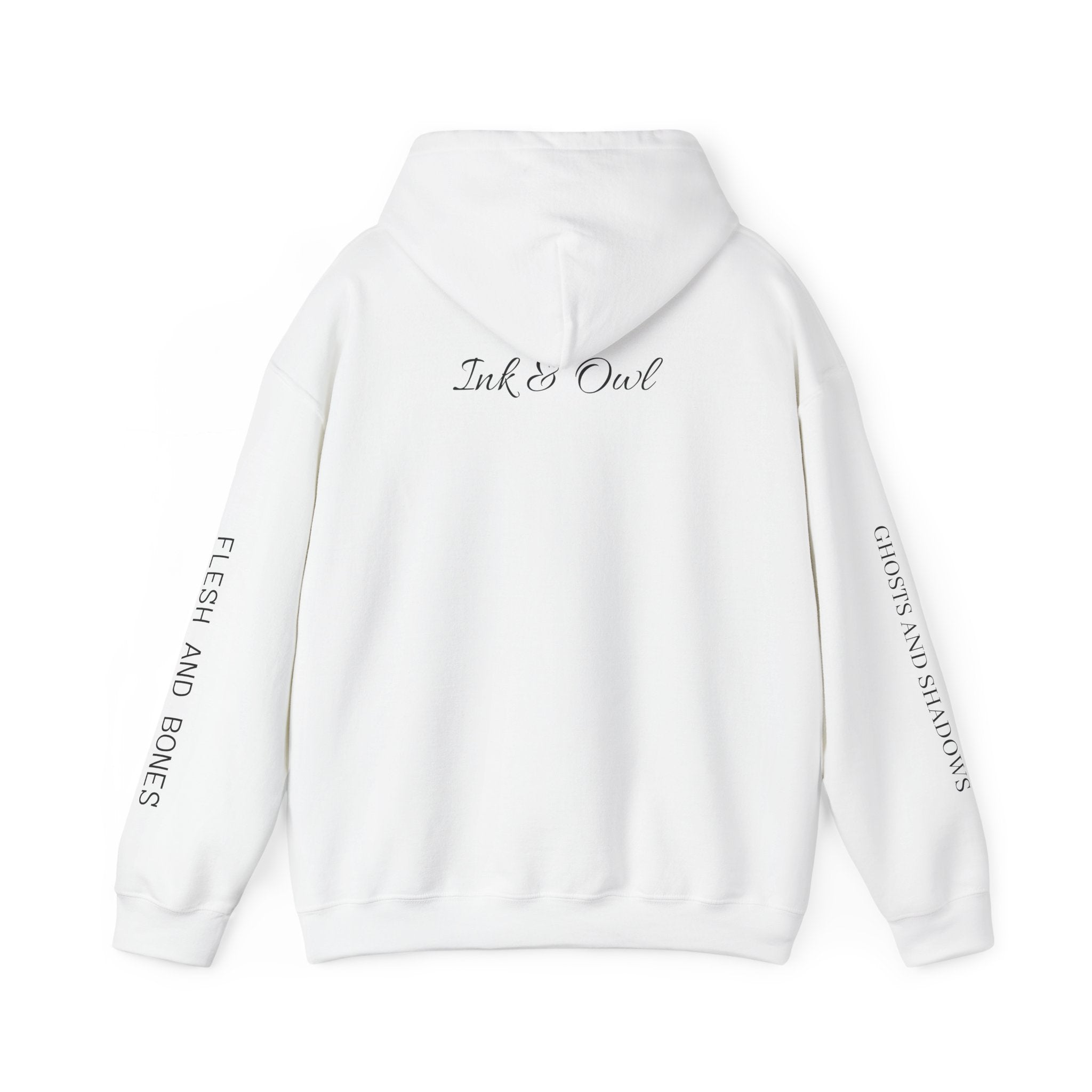 Beautifully Haunted Hoodie — 'Ink & Soul' Gothic Halloween Pullover