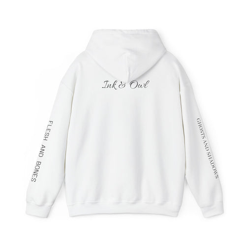 Beautifully Haunted Hoodie — 'Ink & Soul' Gothic Halloween Pullover