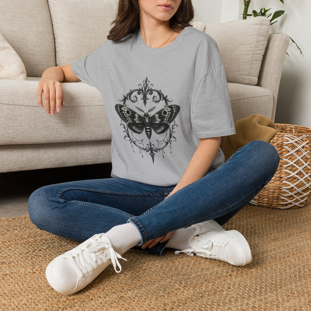 T-Shirt — Vintage Moth Ornamental Graphic Tee