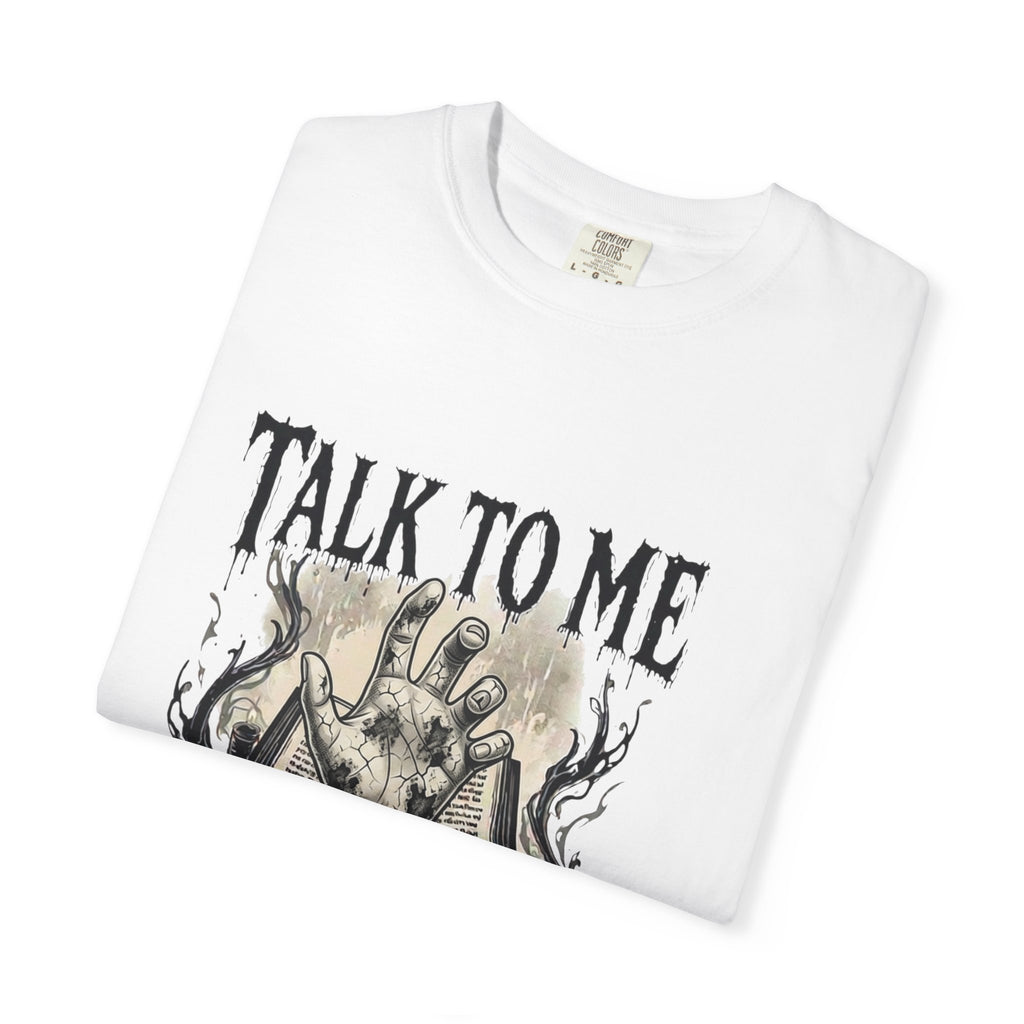 Talk To Me Occult T-Shirt — Haunted Ouija Hand Graphic Tee