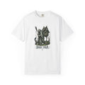 Baba Yaga Graphic T-Shirt — Slavic Folklore Witch Illustration