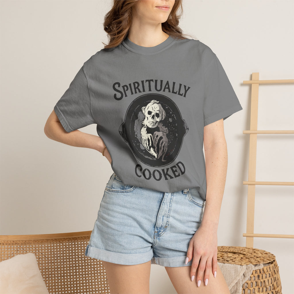 Spiritually Cooked T-Shirt — Victorian Chef Graphic Tee