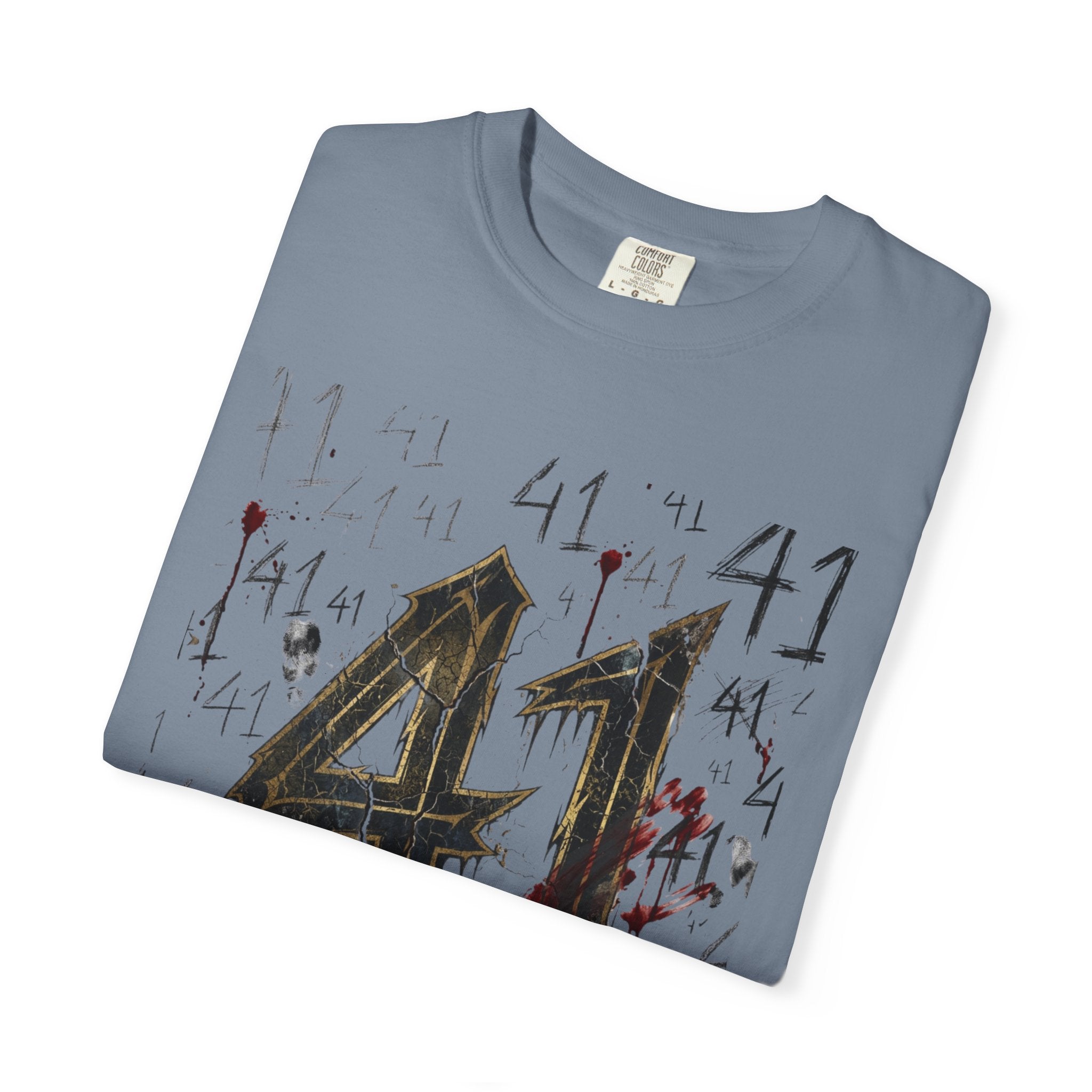 41 Graphic T-Shirt — Distressed Grunge Song Tee
