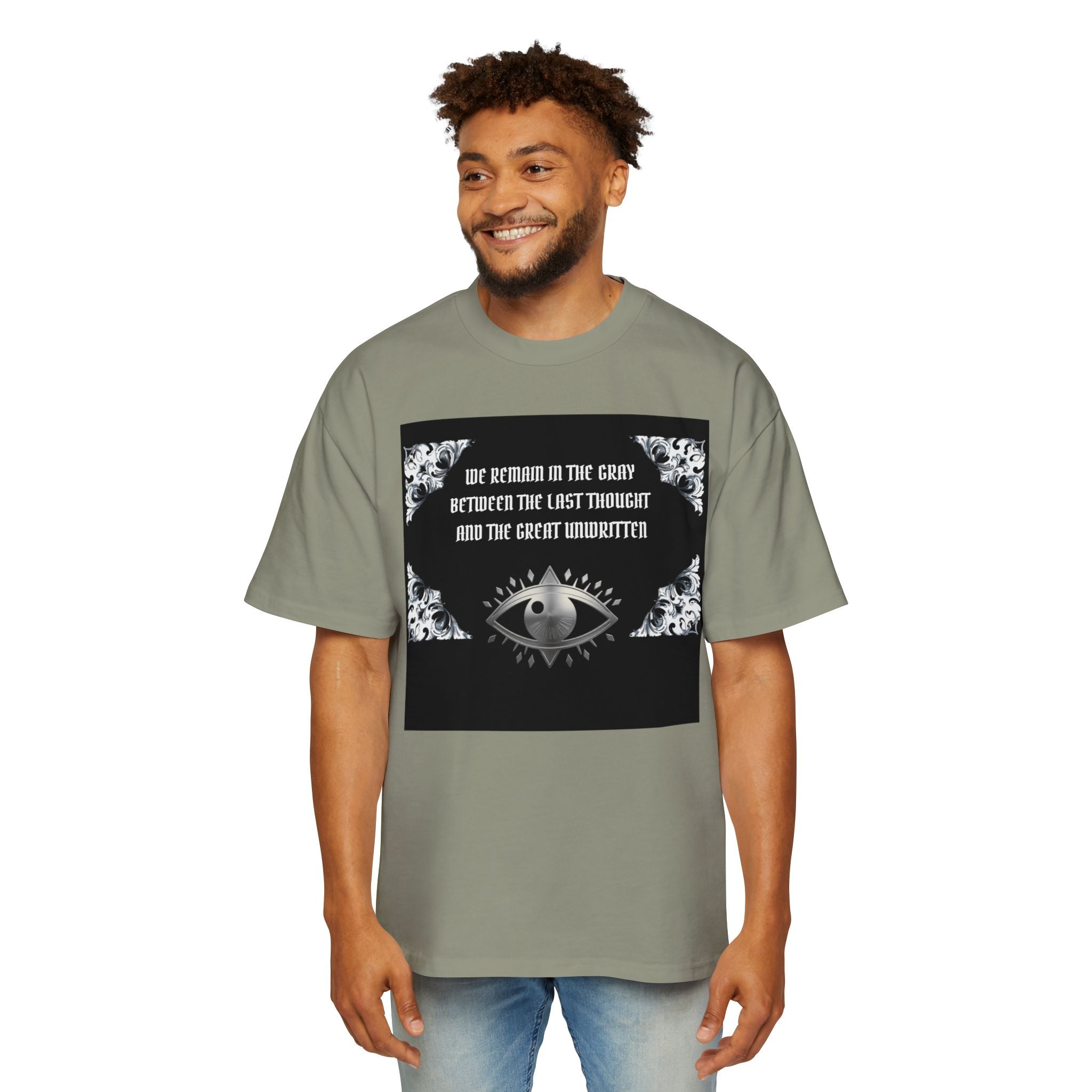 Occult Eye Graphic Tee — "We Remain in the Gray Between the Last Thought and the Great Unwritten"