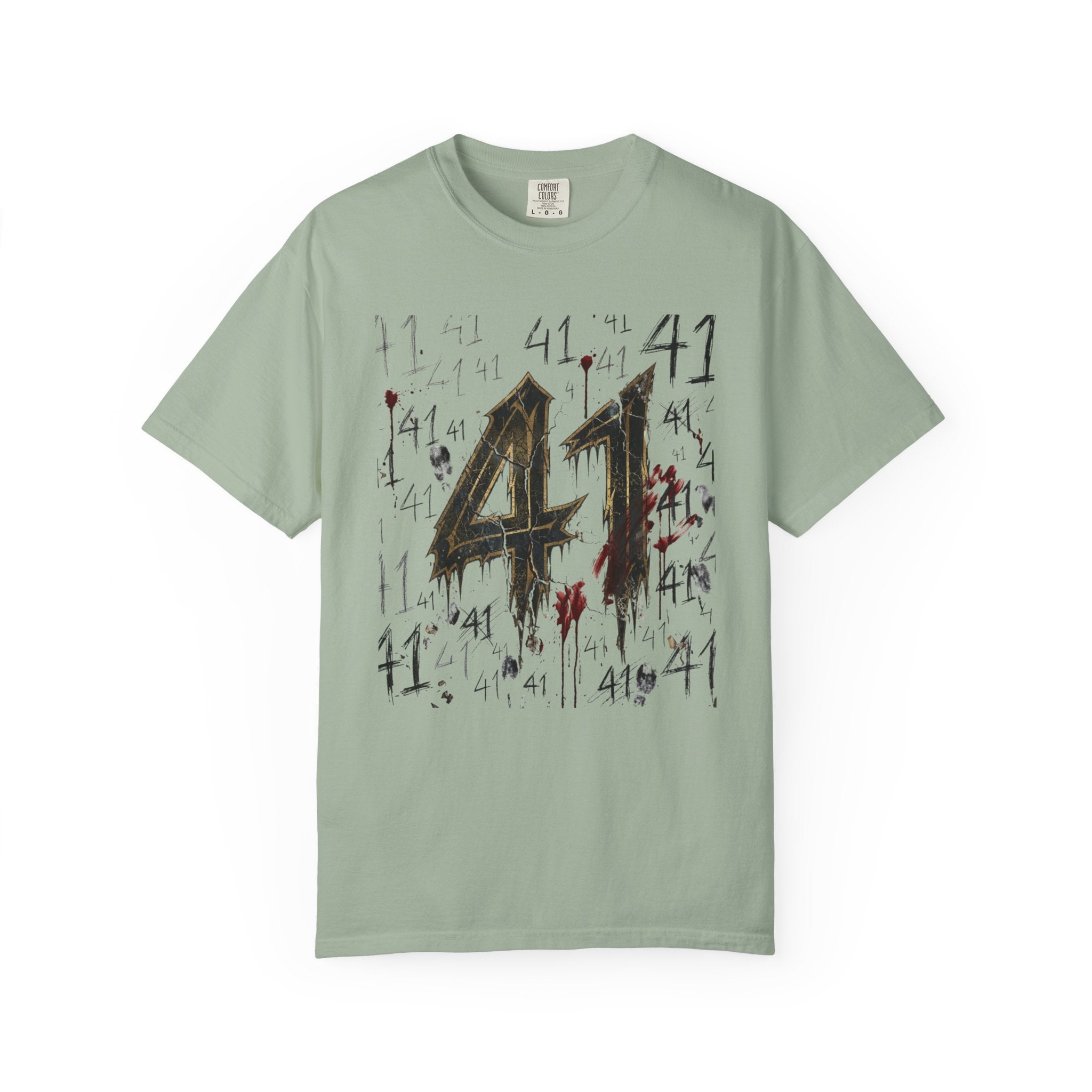 41 Graphic T-Shirt Distressed Number Tee
