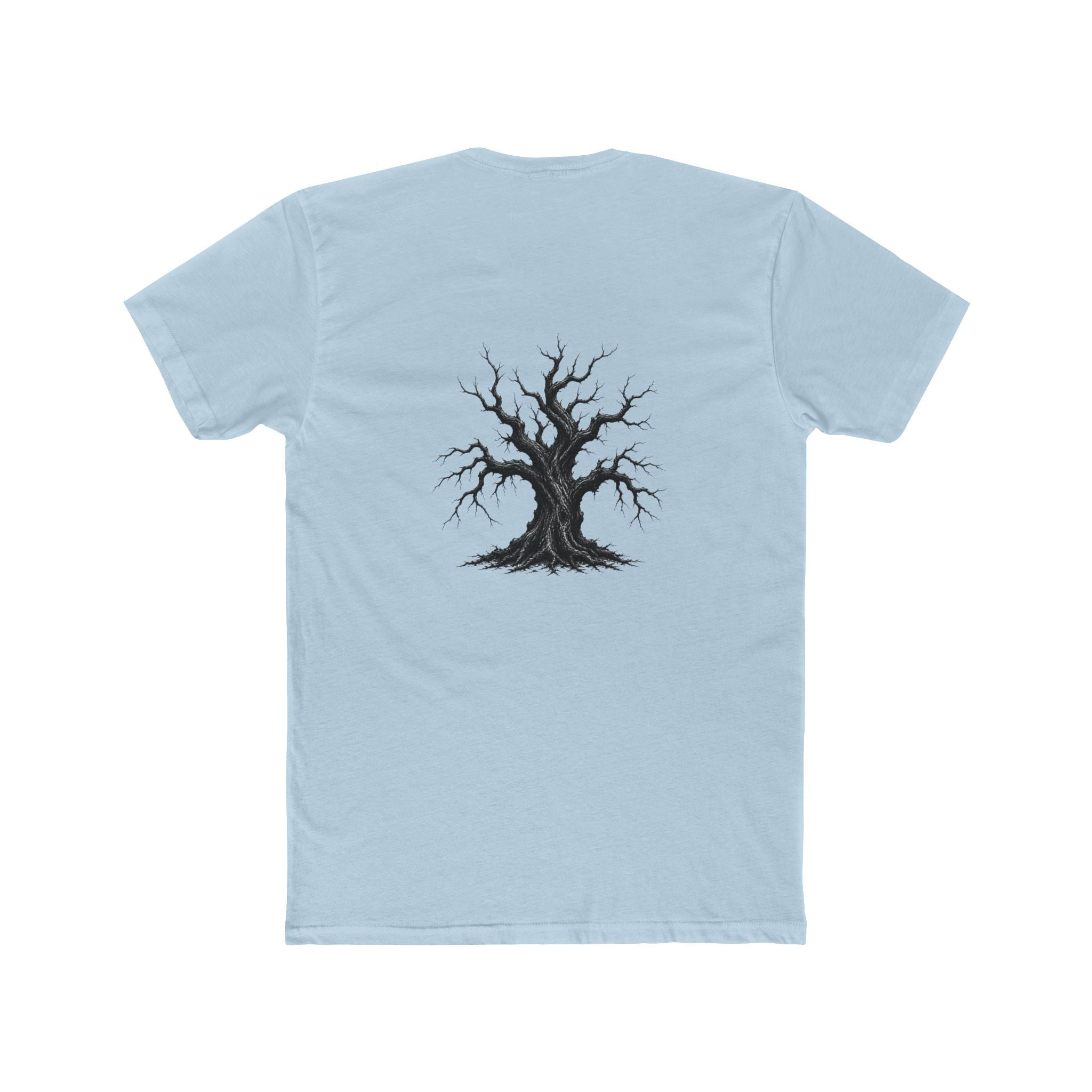 Delightfully Grim Tee — Gothic Raven & Tree Graphic T-Shirt