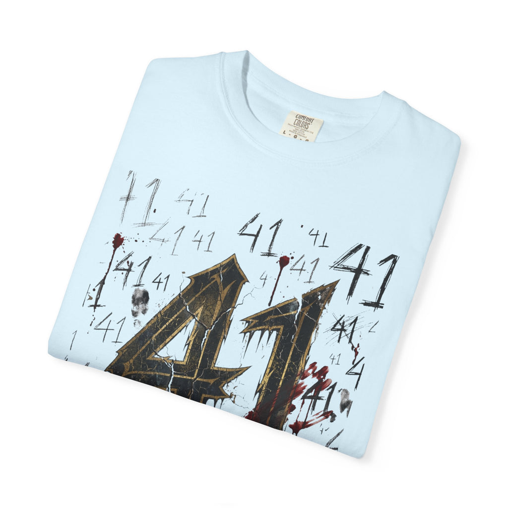 41 Graphic T-Shirt — Distressed Grunge Song Tee