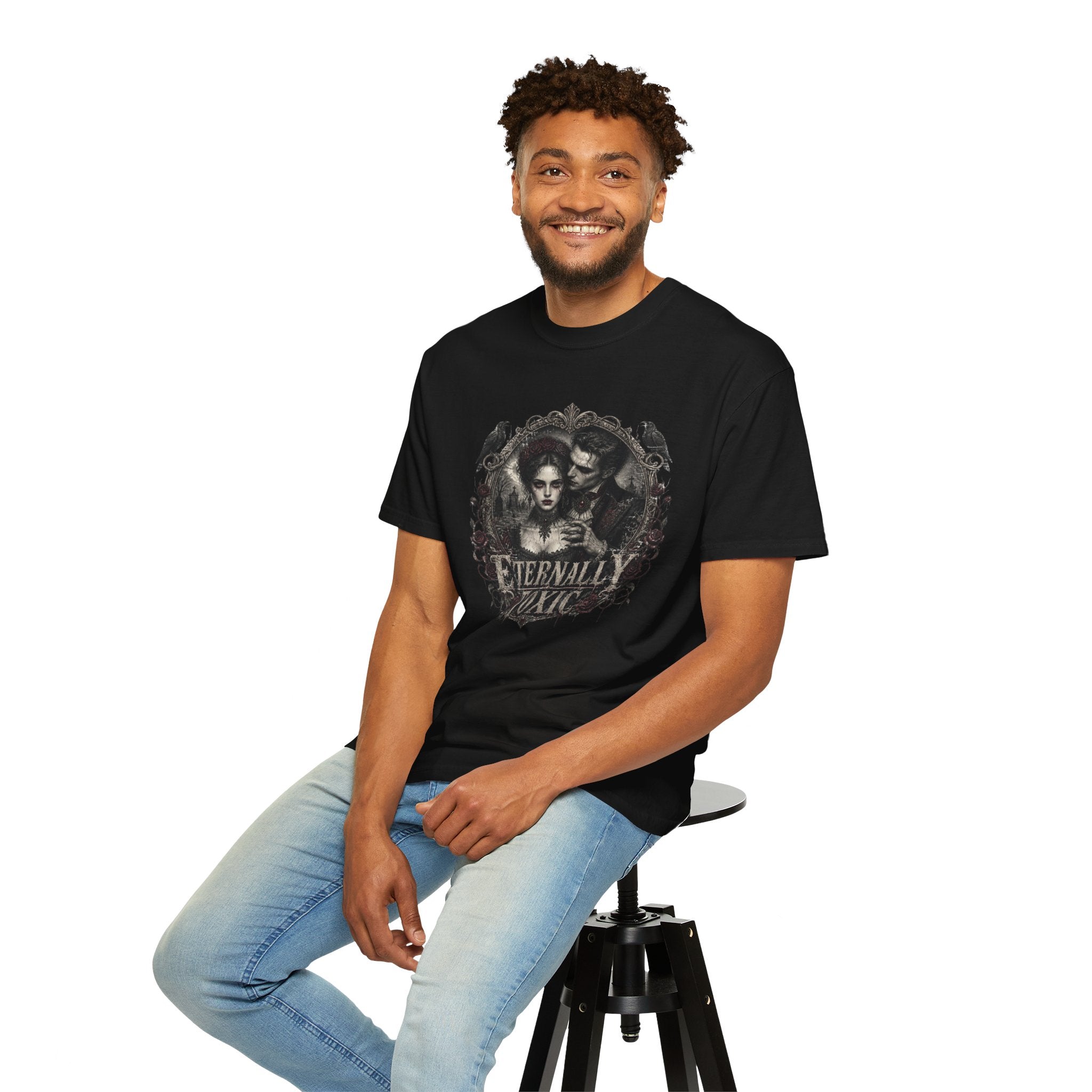 Eternally Toxic Gothic Vampire T-Shirt – Vintage Dark Romance Horror Tee