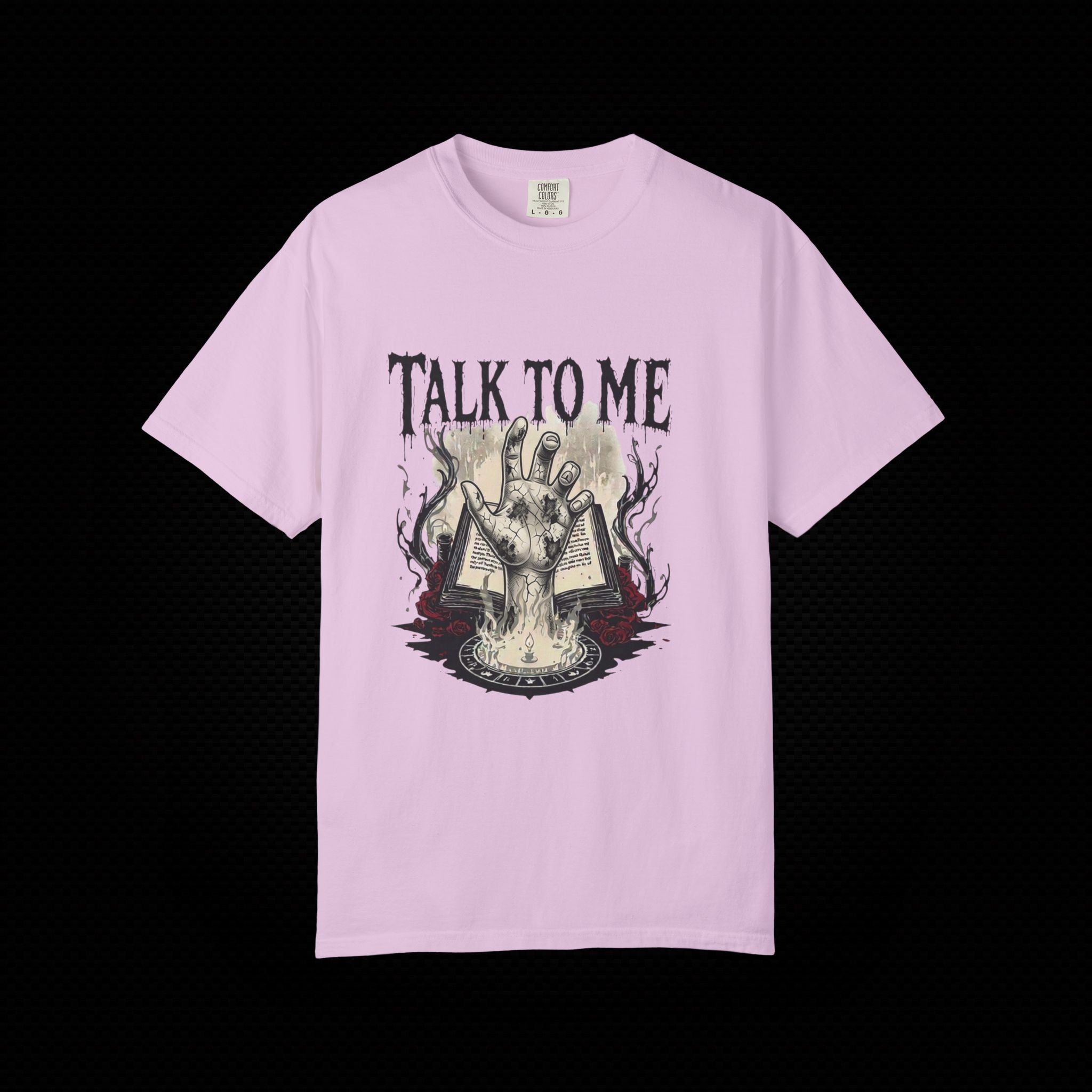 Talk to Me Cursed Hand Graphic T-Shirt