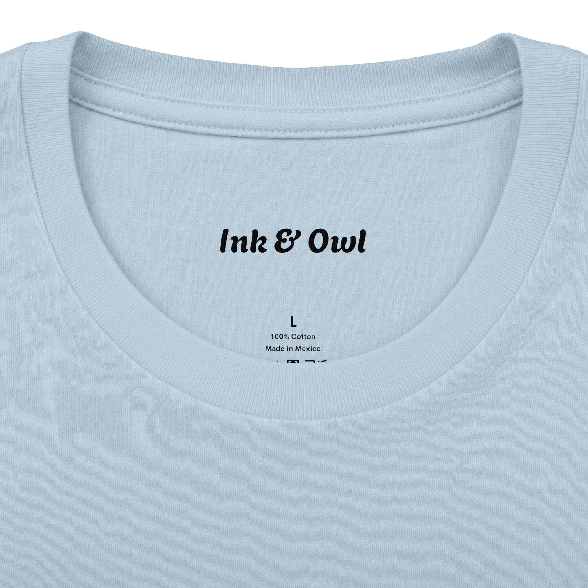 Gothic Window Tee — "We Remain in the Glow Between the Last Thought and the First Memory"
