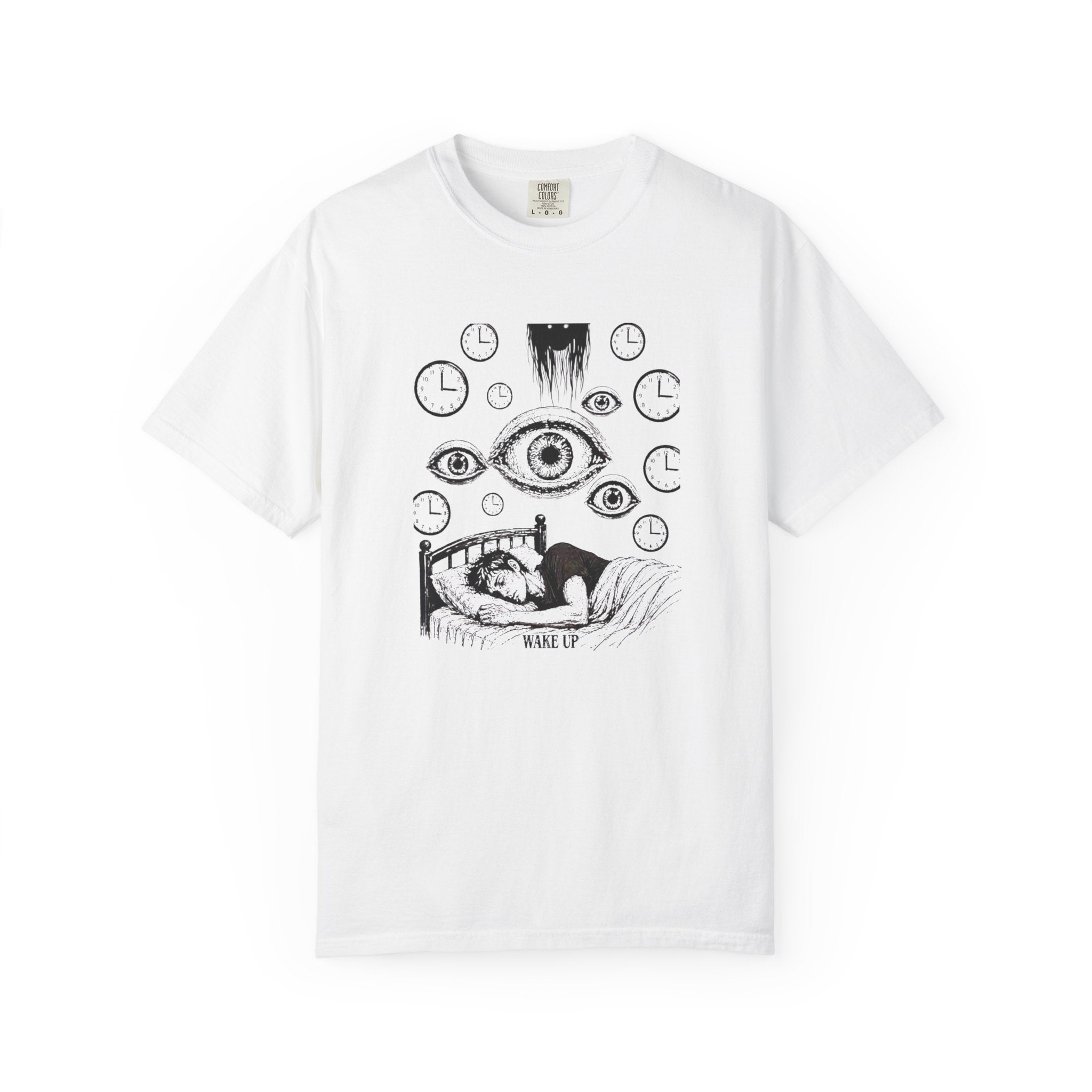 Wake Up Surreal Dream Gothic Graphic T-Shirt