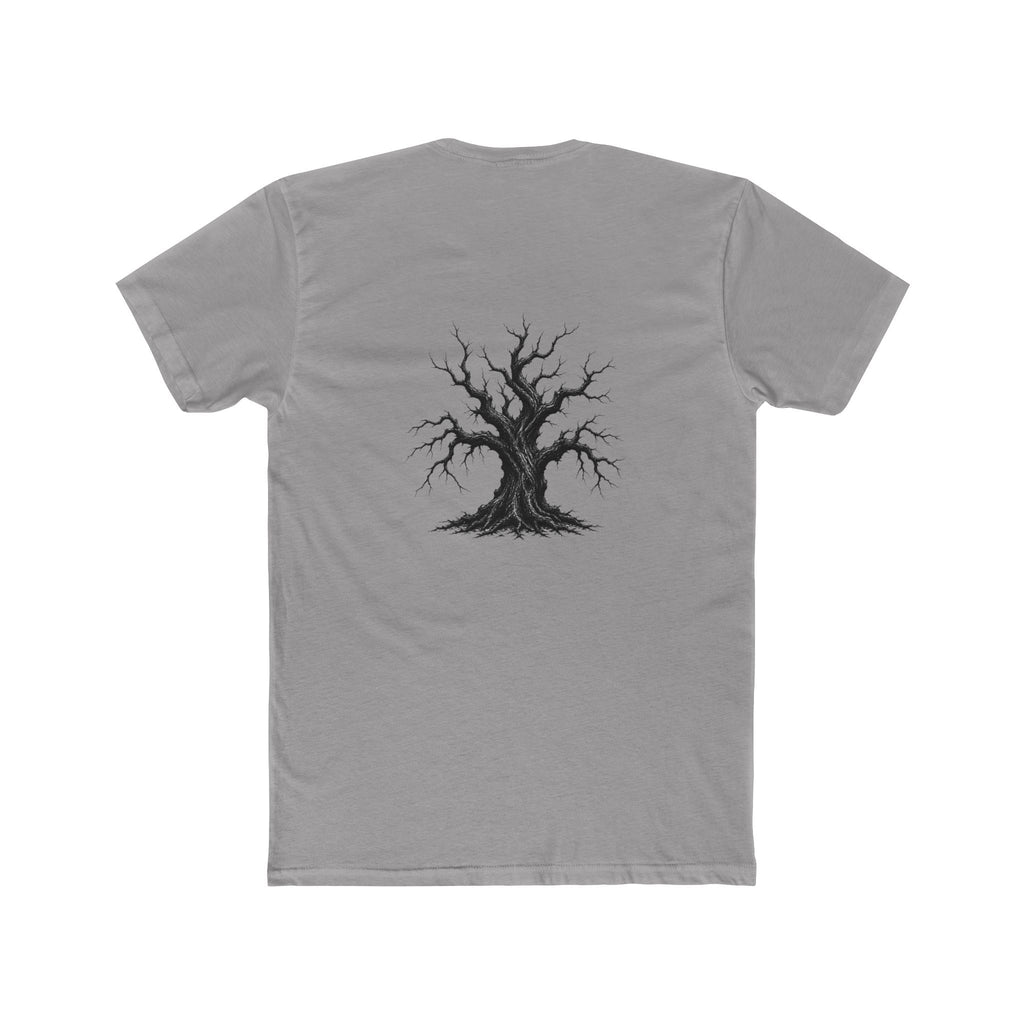 Delightfully Grim Tee — Gothic Raven & Tree Graphic T-Shirt