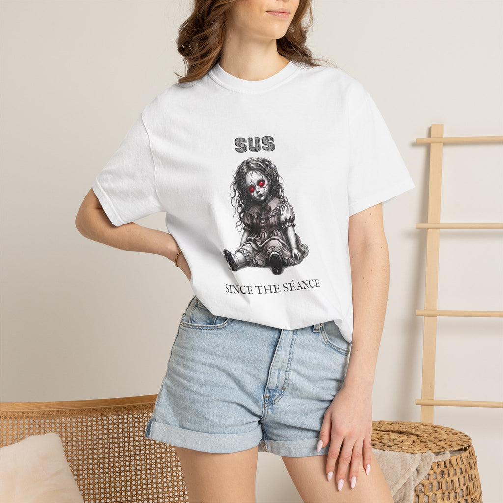 Sus Since the Séance Doll T‑Shirt — Gothic Horror Tee