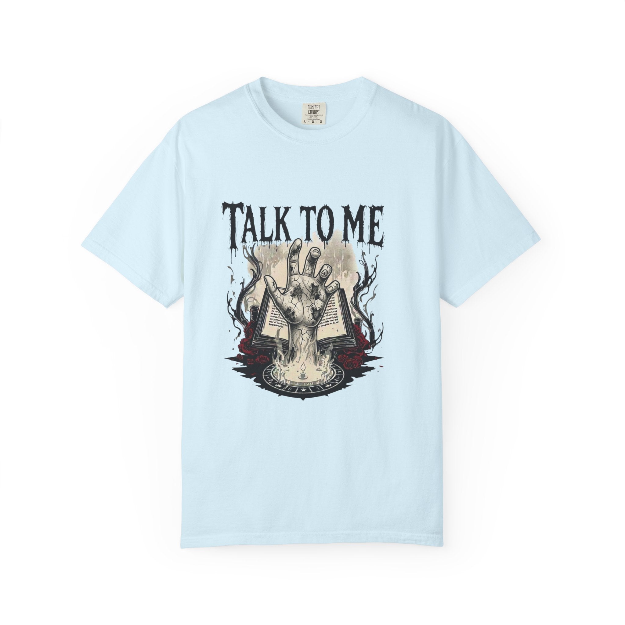 Talk to Me Cursed Hand Graphic T-Shirt