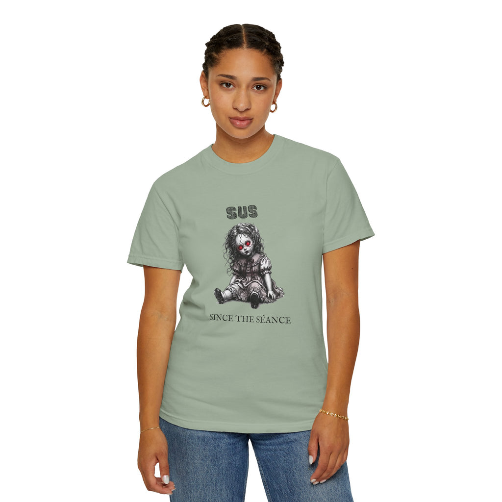 Sus Since the Séance Doll T‑Shirt — Gothic Horror Tee