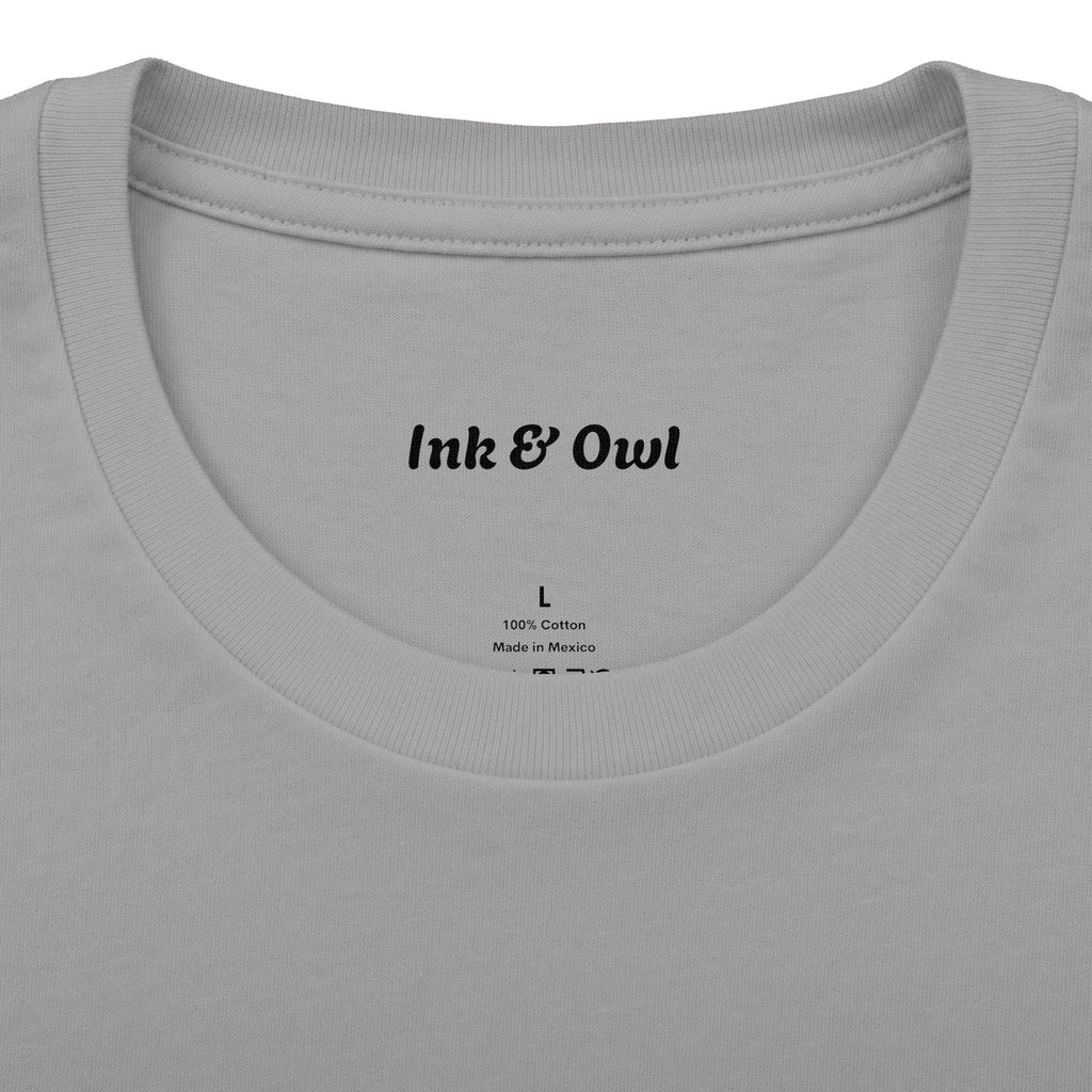 Gothic Window Tee — "We Remain in the Glow Between the Last Thought and the First Memory"