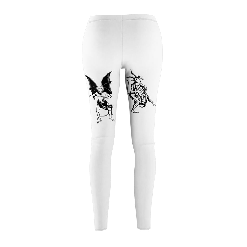 Medieval Demon Print Leggings