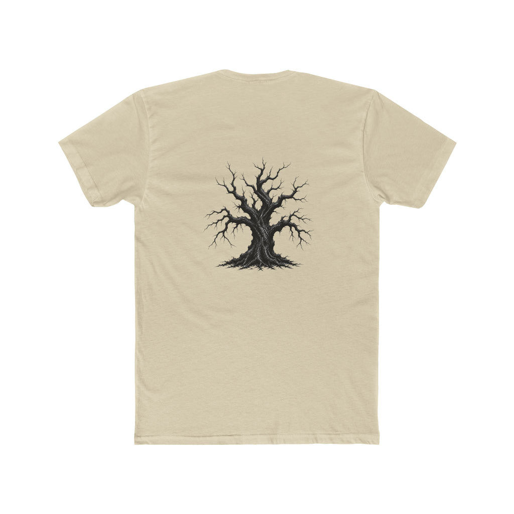 Delightfully Grim Tee — Gothic Raven & Tree Graphic T-Shirt