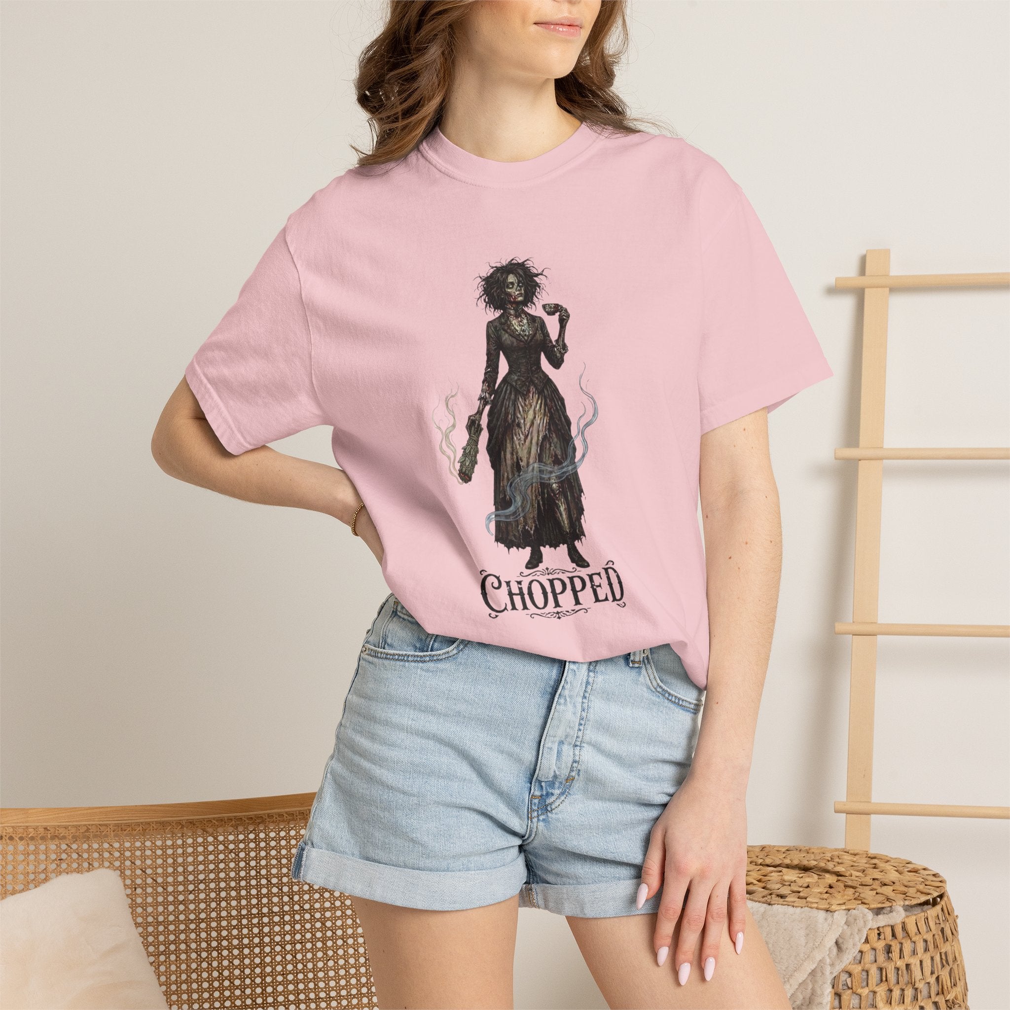 'Chopped' Witch Silhouette Graphic Tee